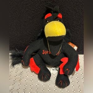 Vintage 1999 Sprecher Root Beer 7” Bean Bag Plush Rooty The Root Beer Griffin